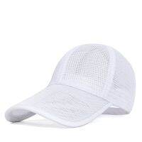 2023 Spring and Summer Full Mesh Sun Hat 11cm Long Peak Male Outdoor Sports Hats Man Woman Big Size Baseball Cap 55-60cm 60-65cm