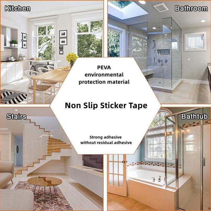 self-adhesive-non-slip-sticker-glue-tape-floor-mat-rug-rubber-pad-strap-bath-mat-band-for-bathroom-kitchen-products-accessories