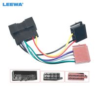 LEEWA Car Radio Audio ISO Wiring Harness Adapter for Ford Focus/Mondeo/Fiesta/C-Max/S-Max/Kuga Landrover ISO Head Units Cable