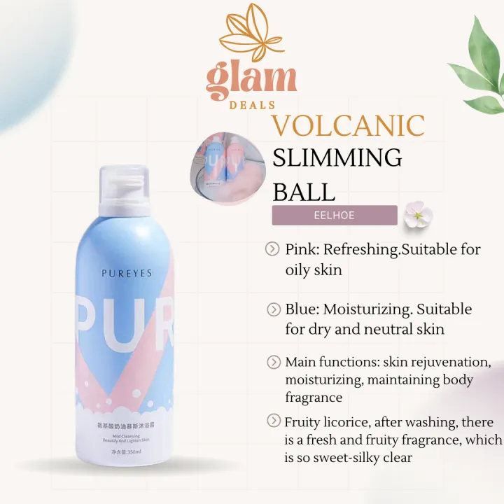 Pureyes Amino Acid Cream Mousse Shower Gel Whitening Perfume Body Wash