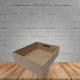 ถาดไม้อเนกประสงค์ กล่องไม้วางของ กล่องเก็บของ กล่องวางของ กล่องอเนกประสงค์ กล่องวางของไม้ กล่องวางของ กล่องไม้ diy ขนาด 25x30x9 ซม.