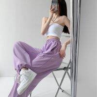 ¤✼ American style high street drawstring thin sports pants female ins tide jazz jazz dance pants hiphop street dance leggings