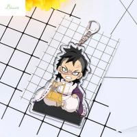 BIUAN Nezuko ของขวัญ Miniatures Kimetsu No Yaiba Kyoujuriu Inosuke พวงกุญแจนักปราบปิศาจภาพเคลื่อนไหวอุปกรณ์ต่อพ่วงพวงกุญแจ