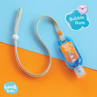 Bambi Bubu แบบคล้องคอ เจลล้างมือแอลกอฮอล์สำหรับเด็ก กลิ่น Bubble Gum ขนาด 30ml