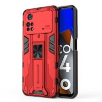 Xiaomi Poco M4 Pro 4G Case , EABUY Slim Lightweight Double Layer Rugged Shockproof and Dropproof Bracket Protective Case