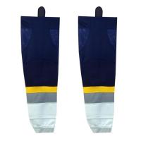 Stripe ice hockey socks for team 100 polyester professional hockey socks