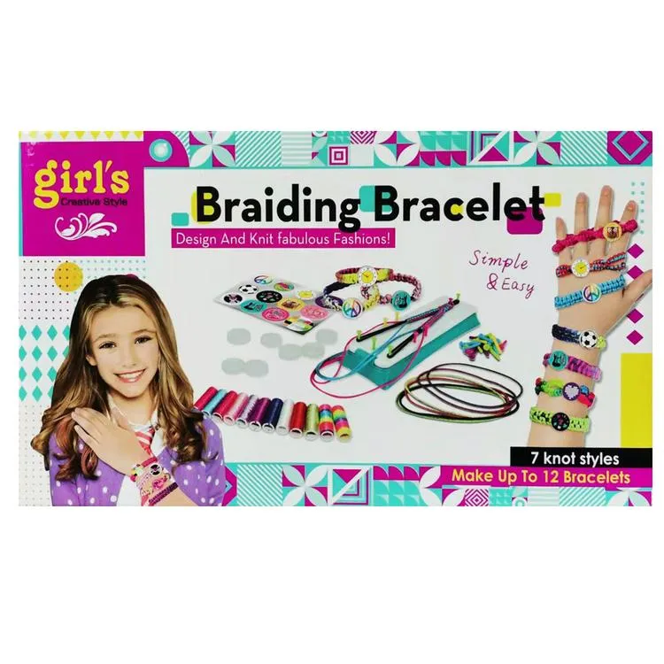 Friendship Bracelet Making Kit, Girls DIY Craft Kits Toys Cool