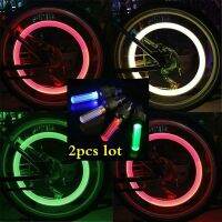 PaneYY Street2Pcs Bicycle LED Light Neon Wheel Gas Nozzle Tire Valve Glow Stick Light Night Safety Car Motorcycle Bike Lights