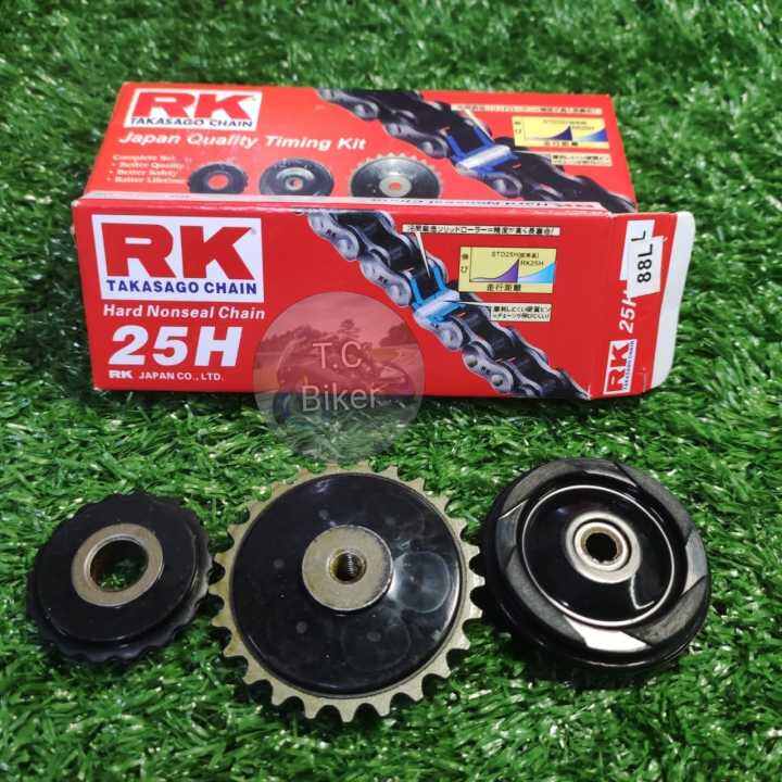 ORIGINAL RK TIMING CHAIN / TIMING KIT SET HONDA EX5 DREAM / WAVE100
