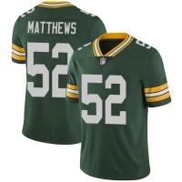 NFL football uniform green bay Packers Packers 52 Clay Matthews embroidery kit football jersey เสื้อกีฬาชาย เสื้ออเมริกันฟุตบอล เสื้อรักบี้ เสื้อฟุตบอล เสื้อกีฬา เสื้อชาย