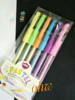 ปากกาเจลสีสะท้อนแสง6สี