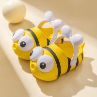 Cute Bee Dual Use Summer Baby Kids Sandals Slippers For Girls Boys EVA Sole Lightness Indoor Home Children Toddler Shoes Slides