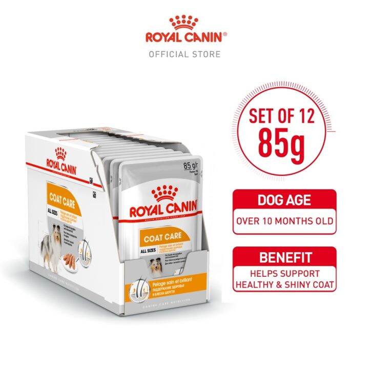 Royal Canin Coat Care Wet Food (85g) (12packs) Canine Nutrition