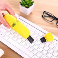 1pc Useful Mini Computer Vacuum USB Keyboard Brush Cleaner Laptop Brush Dust Cleaning Kit for Desktop Computers Keyboards