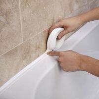 Bathroom Kitchen Shower Sink Bath Sealing Strip Tape White PVC Self Adhesive Waterproof Wall Sticker Goods For Home And Comfort