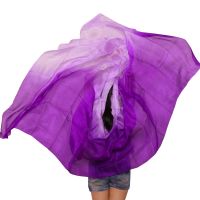 【YD】 Silk Veils Real Belly Veil Bellydance Accessory Hand Scarf Shawls Dancer Performance Prop