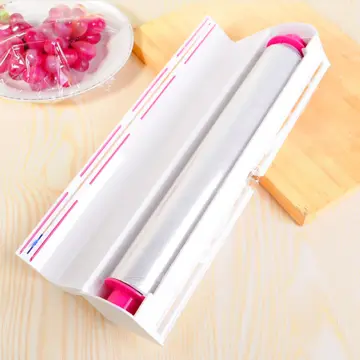 6 pcs Plastic Wrap, Aluminum Foil and Wax Paper Dispenser Cutter, Reusable  Tin Foil & Cling Wrap & Parchment Paper Dispenser Cutter, Make Your Own  Food Dispenser Through 2 types Cutters: Home & Kitchen 