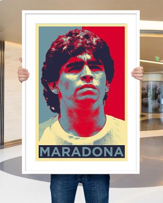 Silk Poster Home Decoration Legend Diego Armando Maradona Football Super Star Great (18) Wall Art Christmas Gift