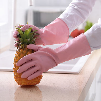 Dish Washing Guantes Latex Garden Rubber Gloves Kitchen Accessories Dishwashing Household Cleaning Brush Safety Gloves