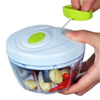 【CC】┅◄◈  Manual Fruit Vegetable Hand Twist Pull Food Cutter Nuts Grinder Mincer Shredder Garlic Accessories