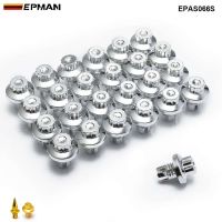 EPMAN -25pcs/lot Plastic Rim Lip Replacement Spike Wheel Rivets / Nuts For Wheel Cap Lip EPAS056-AF EPAS066-AF