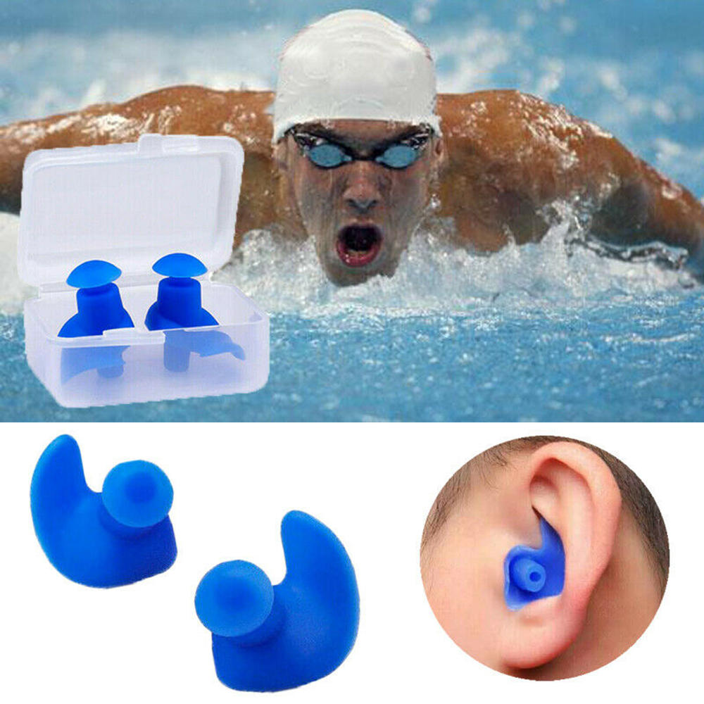 Blocks Useful Diving Earplugs Spiral Swimming Ear Protection Waterproof Plug 