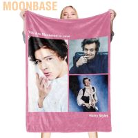 2023 in stock Moonbase BL600H Celebrity Blanket Living Room Sofa Blankets Fashionable Cozy for Sleeping Decoration，Contact the seller to customize the pattern for free