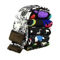 【CW】 Children  39;s Pants  and Cartoon Printing Stretch Leggings To Keep Warm