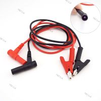 20A Alligator Crocodile Clip To 4Mm Banana Plug Test Lead Cable Connector Probe Dual Head For Multimeter Measure Diy Tools YB21TH