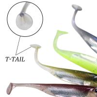 【cw】7cm 8cm 10cm Silicone Soft Baits Lifelike 3D Eyes Shad Fishing Lure Swimbait for Freshwater and Saltwater Carp Trout Bass Fish