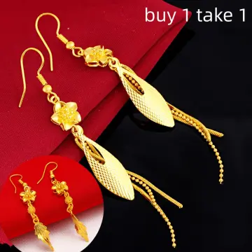 https://igkart.com | Gold earrings with price, Gold bride jewelry, Gold  bridal earrings