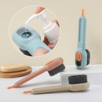 Automatic Liquid Shoe Brushes with Soap Dispenser Soft Bristles Clothes Brush Cleaner for Household Laundry Cleaning Brush Shoes Accessories