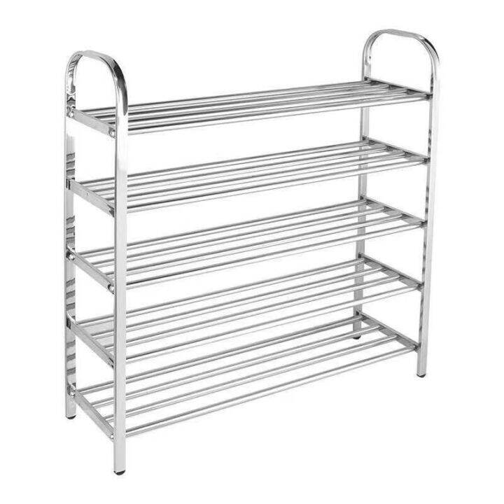 5LAYERED STAINLESS STEEL SHOE RACK Lazada PH