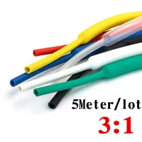 1/5M/lots 3:1 Heat Shrink Tube with Glue Dual Wall Tubing Diameter 1.6/2.4/3.2/4.8/6.4/7.9/9.5/12.7mm Adhesive Lined Sleeve Wrap