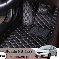 Car Floor Mats For Honda Fit Jazz 2013 2012 2011 2010 2009 2008 Car Floor Mats Auto Interior Accessories Custom Dash Foot Rugs