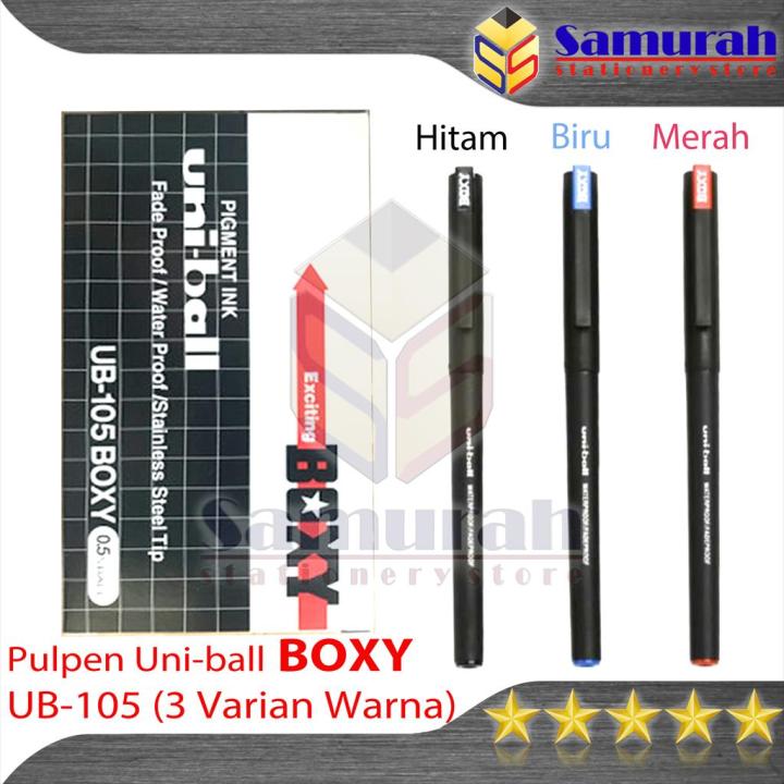 Pulpen Boxy Uni Ball UB 105 05 Mm / Ballpoint UniBall 0.5 Mm / 1 Pcs ...