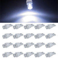 20ชิ้น194 LED สีขาว T10 168 W5W อุปกรณ์รถยนต์หลอดแผ่นเรืองแสงทรงลิ่ม