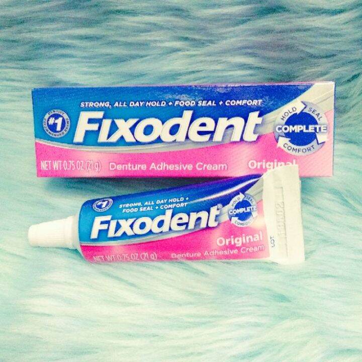 Fixodent Denture Adhesive Cream Original 0.75oz Lazada PH