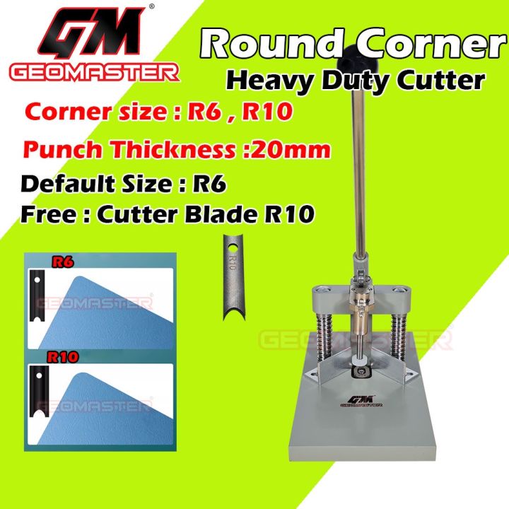 Manual Rounder Corner Cutter Cutting Machine R6/R10 for Documents