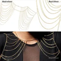 Magicalhour Style Fashion Sexy Body Women Jewelry Tels Li Body Shoulder Chain Necklace