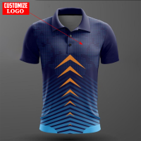 2023 Customize Summer cheap Badminton shirt Mens T-shirts Sport Short-sleeve Polo Shirts Table Tennis T shirt Running Casual {in store}