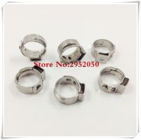 ✴✑☌ Free shipping Pipe Clamp High Quality 10 PCS Stainless Steel 304 Single Ear Hose Clamps Assortment Kit Single