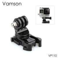 Vamson ตัวปรับแนวตั้งแบบหัวล็อกหมุนได้อย่างรวดเร็วสำหรับ Xiaomi Yi สำหรับ Gopro 7 6 5 360องศาอะแดปเตอร์ยึดสำหรับ Vp110 Sjcam