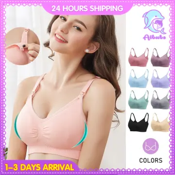 Feeding Bra Nursing bras Breastfeeding Comfortable Cotton Bra for Girls  Wire Free Maternity 1 PC Random Color