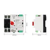 สวิตช์เปลี่ยนถ่ายอัตโนมัติ220 V เบรกเกอร์แหล่งจ่ายไฟคู่ในครัวเรือนระดับมิลลิวินาที