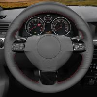 Black Artificial Leather Car Steering Wheel Covers For Opel Astra (H) Zaflra (B) Signum Vectra (C) Vauxhall Astra Holden Astra Steering Wheels Accesso