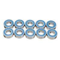 10Pcs/lot Rubber Sealed MR115RS Ball Bearings High Quality Wheel Hub Ball Steel Bearings 5x11x4mm Blue