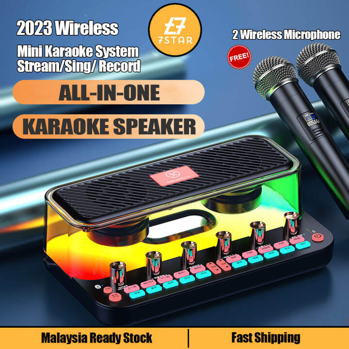 7star 2023 BeTIM Karaoke KTV Sound Card Speaker Mic Sound Mixer Sound