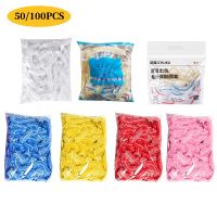 100Pcs Disposable Food Cover Plastic Wrap Elastic Lids For Fruit Bowls Cups Caps Kitchen Refrigerator Fresh Keeping Saver Bag