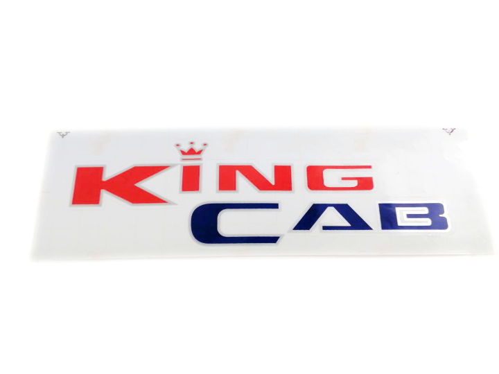 สติ๊กเกอร์-sticker-king-cab-1-ชุด-2-ชิ้น-ติดได้-ซ้าย-ขวา-ติดรถกระบะปี-2000-สติ๊กเกอร์-ขนาด-23x14-cm-สีดำแดง-ติด-nissan-big-m-big-m-frontier-นิสสัน-บิ๊กเอ็ม-ฟอร์นเที